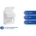 Maximex Toilettenpapierhalter 2 in 1 mit Ablage, aus Kunststoff, inkl. Montagematerial, 16 x 20 x 11 cm