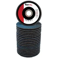 BOXTEC Profi-Fächerscheiben BLAU 125mm INOX Lamellenscheiben