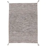 carpetfine Kelim Azizi" beige 160x230 cm | Moderner Teppich für Wohn- und Schlafzimmer