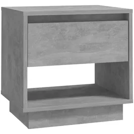 vidaXL Nachtschrank NA 45 x 34 x 44 cm Betongrau