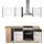 OPTIFIT Winkelküche L-Form 210 x 175 cm grau