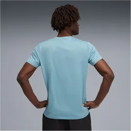 Puma TAD Essentials Heather Cat Tee blau L