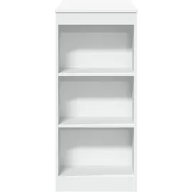 vidaXL Bartisch mit Regal 95 x 47 x 103,5 cm Weiß