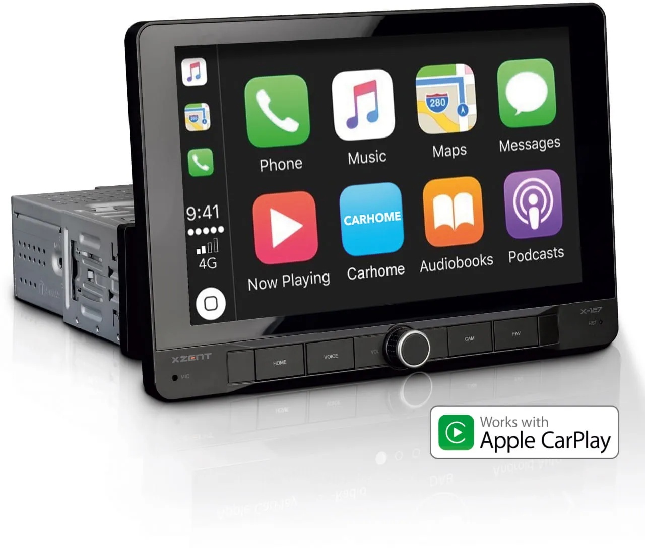 Xtent Infotrainer X-127, Mit Carplay Und Android Auto     