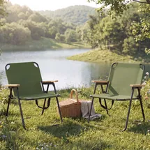 MCW Campingstuhl 2er Set Grün