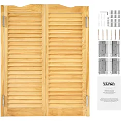 VEVOR Saloontür Schwingtür gewölbte Oberseite mit Scharnieren 805x28x1060mm