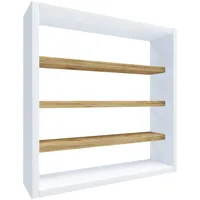 VCM Osado S Wandregal 60 x 20 x 80 cm Weiß
