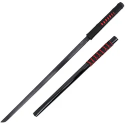 Ninja Katana Schwert mit schwarzer Klinge