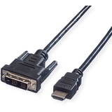 VALUE 11.99.5552 VALUE Videokabel DVI Stecker - HDMI Stecker 5,0 m