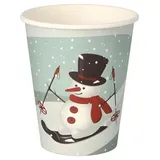 Papstar Pappbecher 0,2 l Braun 1000 St.