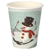 Papstar Pappbecher 0,2 l Braun 1000 St.