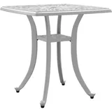 vidaXL Gartentisch 53 x 53 x 53 cm Weiß