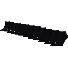 Puma Sneakersocken 12er Pack Schwarz 43-46