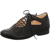 THINK! Guad2 Chromfrei Gegerbte Nachhaltige Wechselfußbett Ballerinas, 0000 schwarz 37