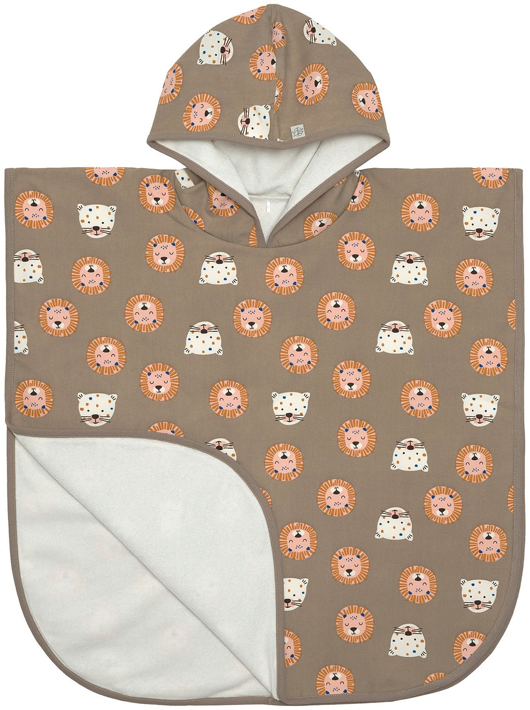 Badeponcho Wild Cats In Choco