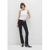 Mavi Bootcut-Jeans "BELLA MID-RISE", Damen, Gr. 30, Länge 30, schwarz (double schwarz str), 77% Baumwolle, 21% Polyester, 2% Elasthan, normal normal, Jeans, Bootcut Jeans
