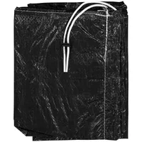 vidaXL Abdeckung mit Reißverschluss PE 250 cm Schwarz