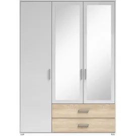 SchlafKONTOR Kleiderschrank mit Spiegel«, inklusive 2 Schubladen 125x190x51 cm (B/H/T)
