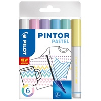 Pilot Pen PILOT Marker Pintor Pastell fein 6er Set