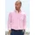 H.I.S. Langarmhemd H.I.S, Herren, Gr. L (41/42), N-Gr, rosa, Web, Obermaterial: 100% Baumwolle, unifarben, regular fit, Rundhals, Manschette, Hemden, mit Kentkragen, Oxford-Qualität aus reiner Baumwolle