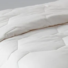 Traumschlaf Baumwolle Sommerdecke leicht, Füllung: 100% Baumwolle 160x240 cm - weiß