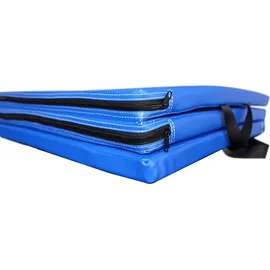 Master Faltbare 3-teilige MASTER Gymnastikmatte 180 x 60 x 3,5 cm - Blau