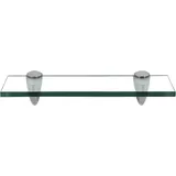 Glasregal Glasboden Wandregal Badregal Ablage Regal Klarglas 30x10 cm 8cm - Swanew