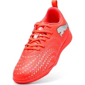 Puma Future 9 Play Hallenschuhe Kinder Glowing Red/White/Black 35