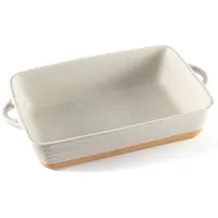 Hanseküche Auflaufform - hochwertiger Keramik, Edles Design, weiß