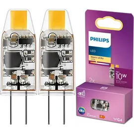 Philips LED Standard Brenner 10W G4 warmweiß 2 St.