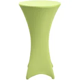 Beautissu Stehtischhusse Stretch Hellgrün Ø80-85 cm