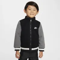 Nike hochflorige Jacke (Babys) - Schwarz, 2T