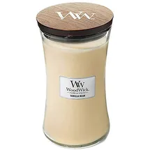 Woodwick Vanilla Bean Duftkerze 610 g beige