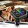 Nedis Kfz Audio FM Transmitter - Fest - freisprechend - 1" - Amber Screen - Bluetooth - PD 18 W/PD 24 W - Schnellladung - Bass Boost - Google Assistant/Siri - Schwarz