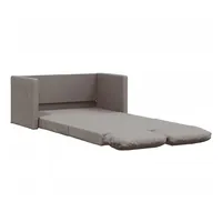 vidaXL Bodensofa mit Schlaffunktion Taupe 112x174x55 cm Stoff