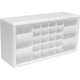 Akro-Mils Kunststoff-Schubladenschrank mit 26 Schubladen, für Garagenorganisation, Perlen-Organizer, Baustein-Aufbewahrung, Lehrer-Werkzeugkasten, Make-up-Organizer, 50,8 cm B x 15,2 cm T x 25,4 cm H