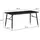 Wohnling Esszimmertisch 200 x 76 x 90 cm schwarz