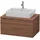 Duravit L-Cube 82x54,7cm, Nussb dkl., f Kons, 1 Auszug