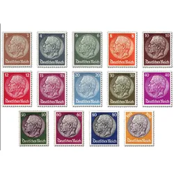 Briefmarken Deutsches Reich - Hindenburg-Medaillon, Michel-Nr.: 482-495, postfrisch