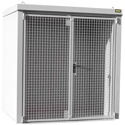 BAUER Südlohn Gasflaschen Container TYP GFC-B, Grauweiß, 35 x Ø 230 mm