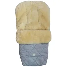 Kaiser Coosy Lammfell Kinderwagen Fusssack, Kaiser Fusssack light grey melange)