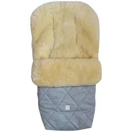 Kaiser Coosy Lammfell Kinderwagen Fusssack, Kaiser Fusssack light grey melange)