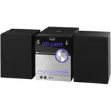 Trevi HCX 10D8 (Bluetooth, CD Player, 1x 30 W), Stereoanlage, Schwarz, Silber