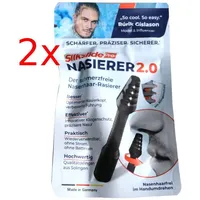 2x Silkslide Pro Nasierer 2.0 Nasenhaartrimmer Nasenhaarschneider Rasierer NEU *