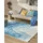 benuta pop Teppich, Blau, Textil, Abstrakt, Rechteckig, 200x300 cm, Oeko-Tex® Standard 100, wasserabweisend, Teppiche & Böden, Teppiche