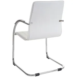 chefgastro Esszimmerstuhl Sammy Kunststoff Weiß 2er Set
