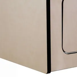 MonsterShop Hängeschrank Wohnwagen 120 x 25 x 25 cm Schwarz