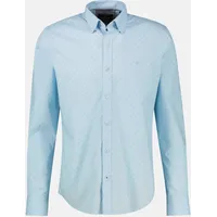 Lerros Stylisches Poplinhemd, modisch gemustert - Ice Blue -
