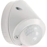 ChiliTec Bewegungsmelder Aufputz IP65 Wand- & Decken-Bewegungsmelder 360° LED geeignet 8m Detektion, weiß