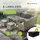 Juskys Manacor Polyrattan Lounge-Set grau meliert inkl. Abdeckung